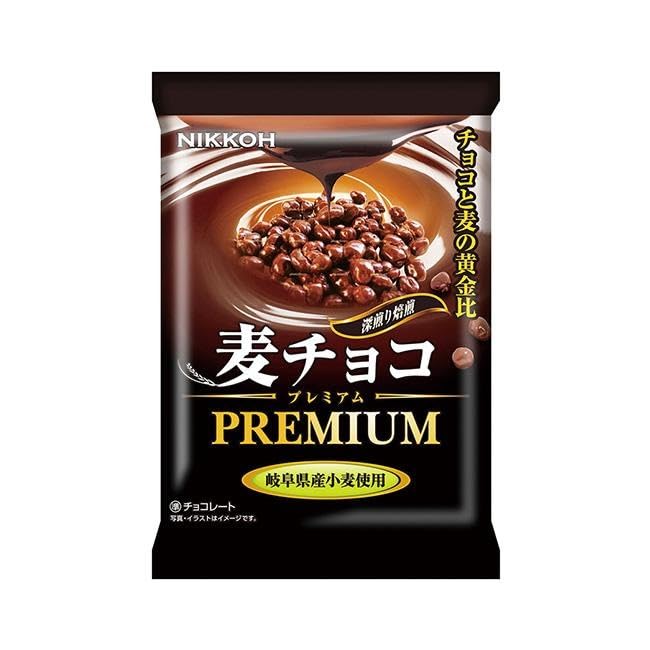 Amazon | ニッコー 麦チョコ プレミアム 30g×12個 | ニッコー | 板